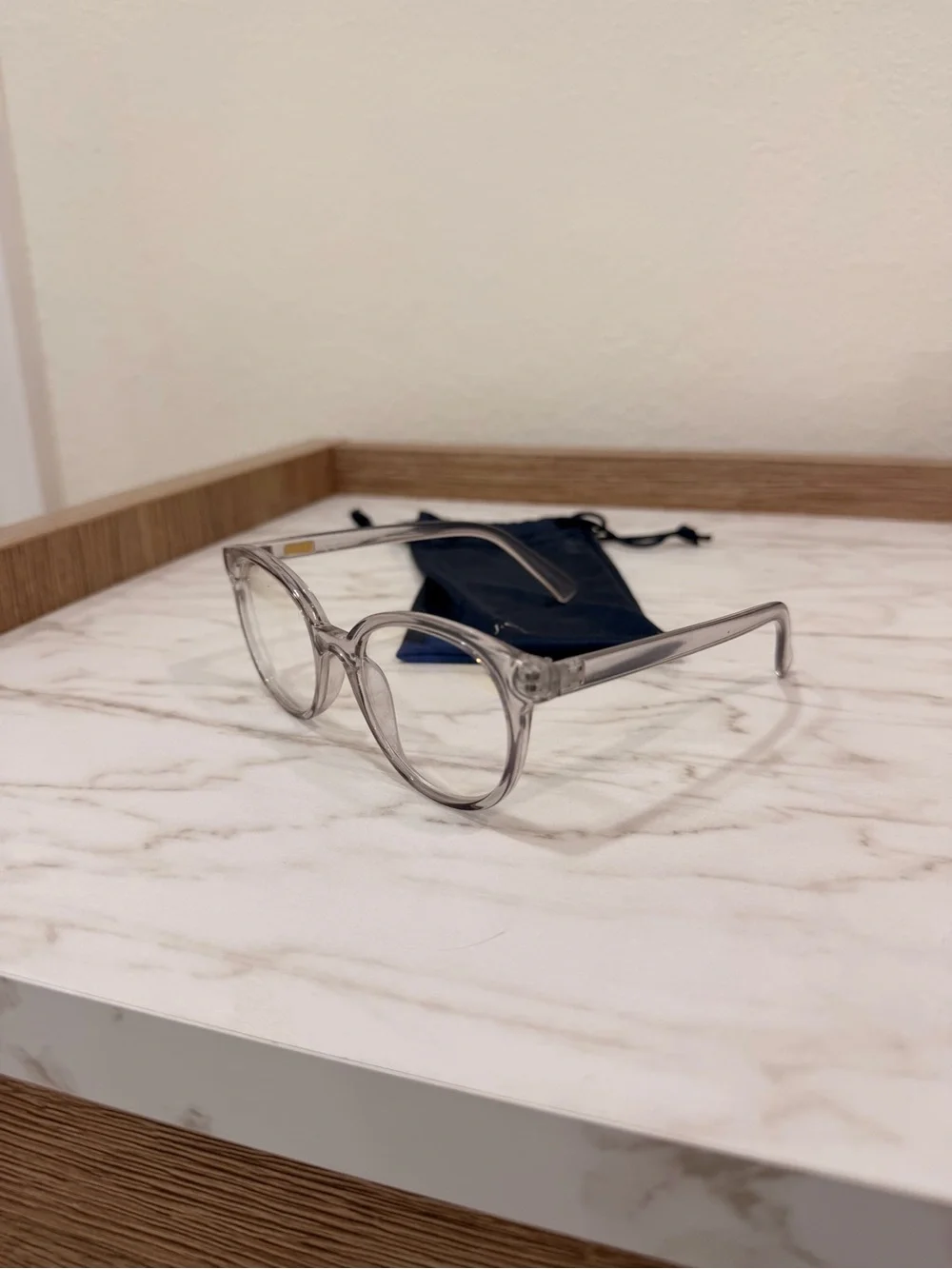 Jcrew Clear Round Frame Blue Light Glasses - Women Accessories